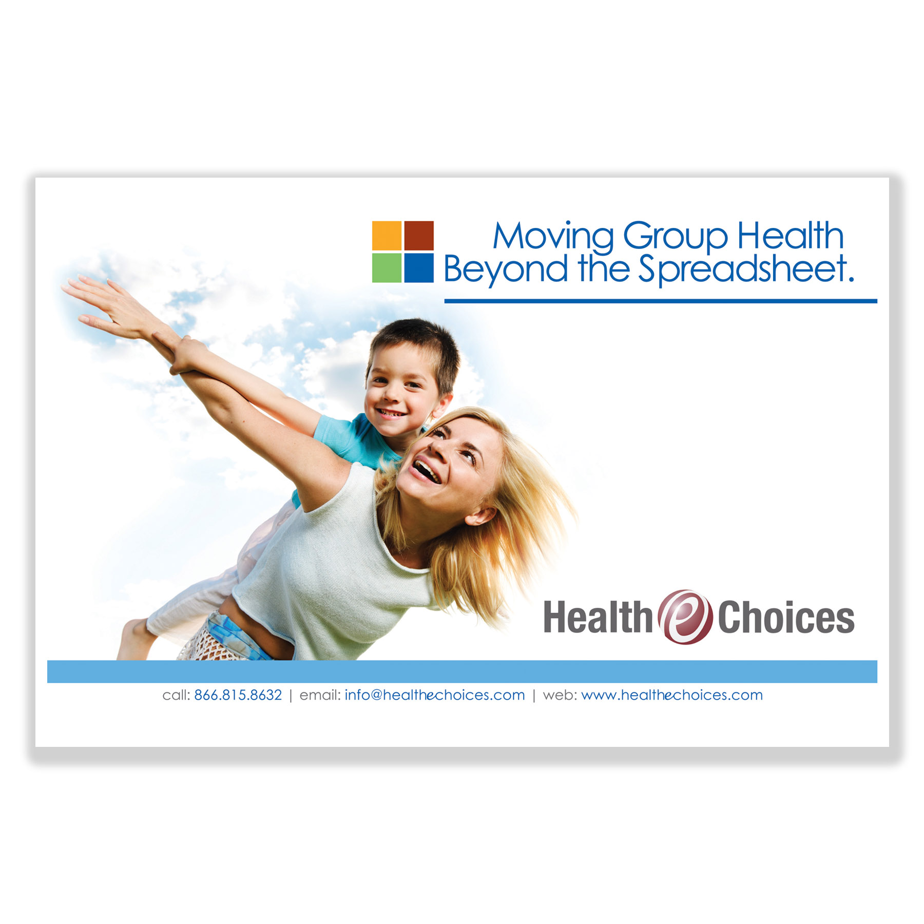 Health Care Institution Postcard Mailer Layout